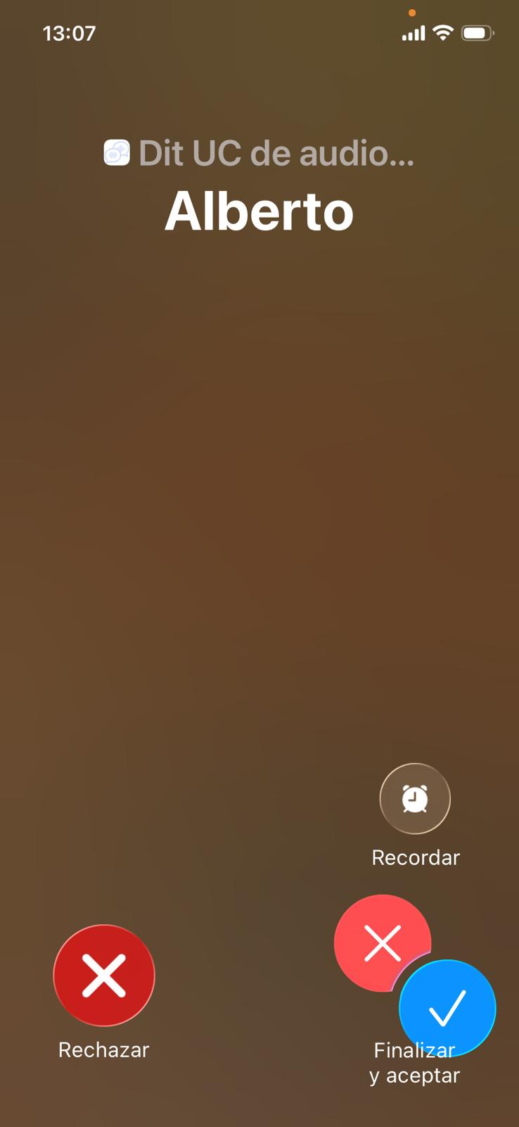 Llamadas activas